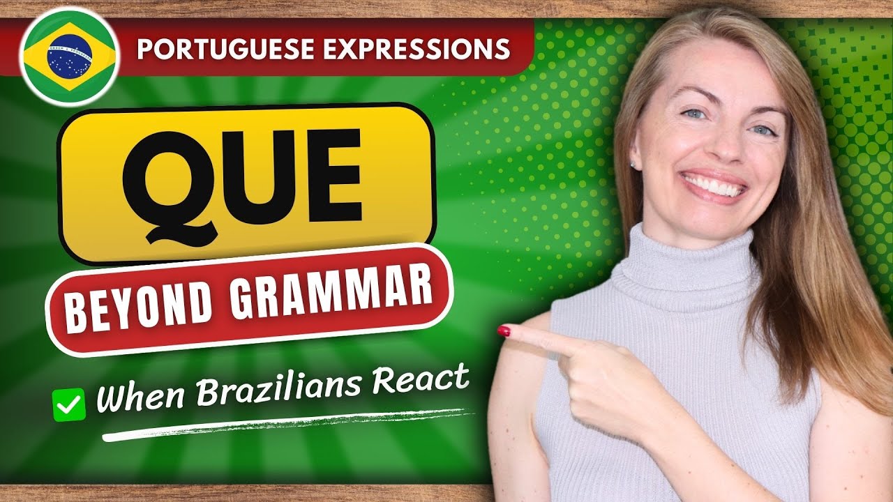 Бразильский португальский: 24 реакции со словом «QUE», которые вам нужны 🔥