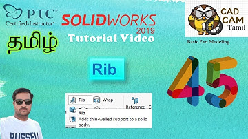 Solidworks | Tamil Tutorial 45 | Rip