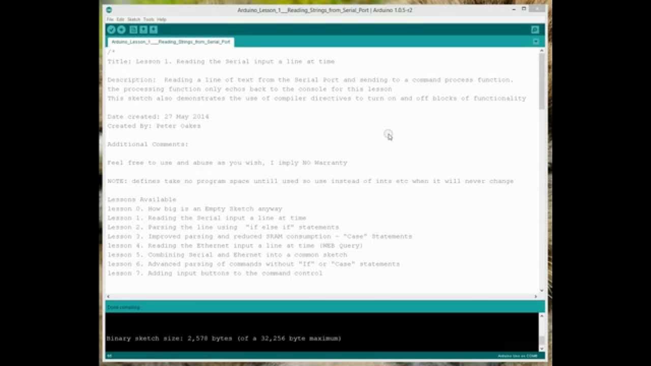 Arduino Intro to Lessons - YouTube