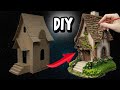 Как сделать миленький домик - ночник из картона своими руками / DIY