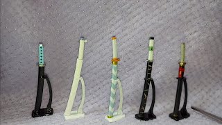 3Dファイルシリーズ 鬼滅の刃 日輪刀ダイキャストコレクション 弐ノ型