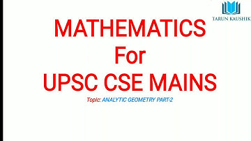 Analytical Geometry Part 2 (Normal to Conicoids (Ellipsoids) )