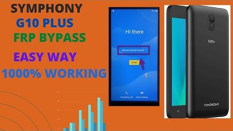 How To Symphony G10 Plus Frp Bypass|G10 + frp bypass unlock Android 10 no pc,