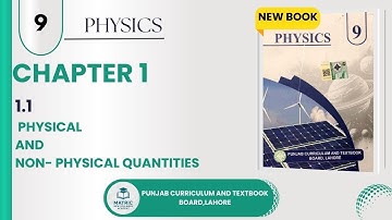 Class 9 Physics | 1.1 Physical & Non-Physical Quantities | New Syllabus 2025 | Punjab Board