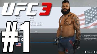 UFC 3 Career Mode Walkthrough Part 1 - THE MINOR LEAGUES!