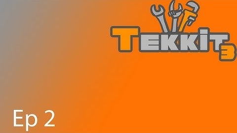 Tekkit Ep 2-Making a nether portal and happy Thanksgiving
