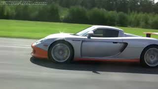 😲🏁🏆Porsche Carrera GT vs Ferrari 599 GTB F1 dual races 😲🏁🏆 by GTBOARD.com 1,043 views 3 weeks ago 2 minutes, 20 seconds