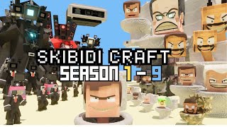 SKIBIDI TOILET Minecraft Multiverse Animation - SKIBIDI CRAFT All Season 1-9 , Episode 63 , 65 , 66