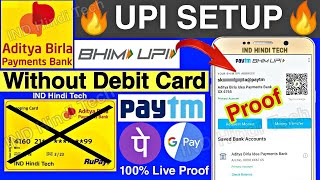 How to Create ABPB UPI Without Debit Card With Proof || Link Aditya Birla payments bank on Paytm UPI