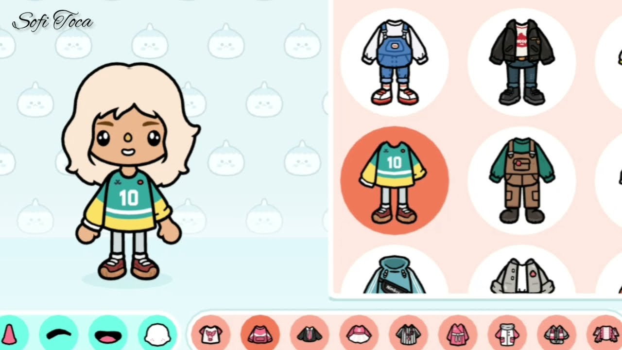 1 The styles of the characters of Toca Boca! 👚👕👖
