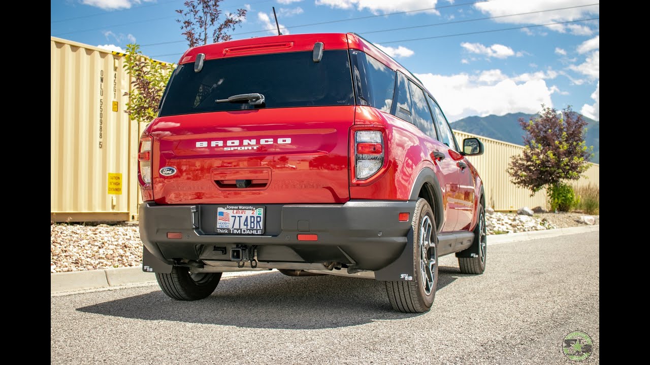 How to install Rokblokz Mud flaps on a 2021+ Ford Bronco Sport YouTube