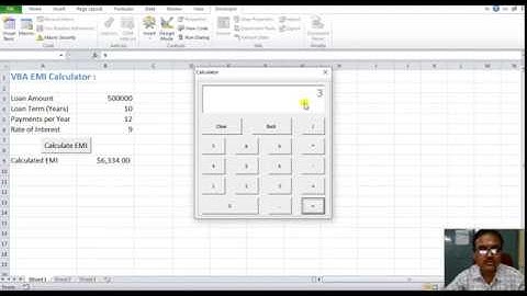 VBA Ex.26 - Simple Calculator Project using VBA & Excel