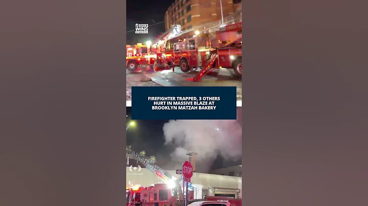 Firefighter trapped, 3 others hurt in massive blaze at Brooklyn matzah bakery