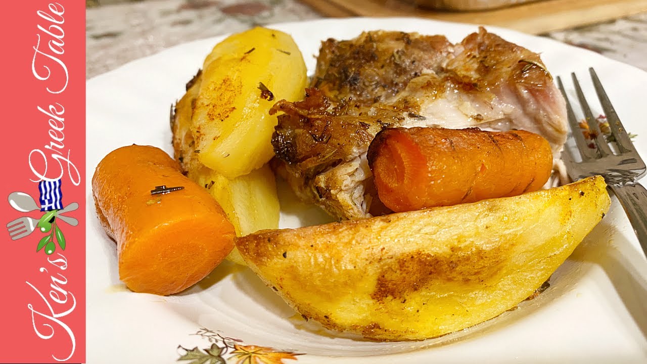Roast Pork & Potatoes From Kefalonia
