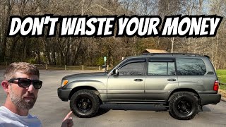 Land Cruiser Is A Waste Of Money