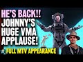 SURPRISE!! Johnny Depp At 2022 MTV VMA&#39;s To HUGE Applause!! Full Moonman Performance!