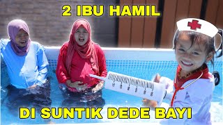 IBU HAMIL DISUNTIK DEDE BAYI DI KOLAM RENANG | CHIKAKU FAMILY