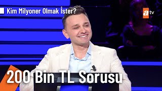 Fatih Yıldız 200 Bin Tl Değerindeki Zorlu Soruya Ne Cevap Verdi? - Kim Milyoner Olmak İster?