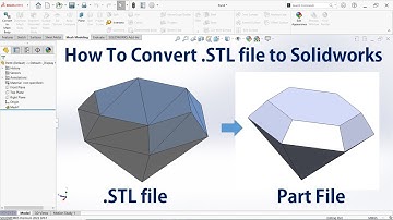 How to Convert STL file into Solidworks Part File