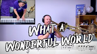 What A Wonderful World - Easy Trombone Play Along