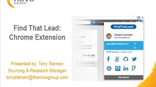 Find That Lead - Chrome Extension (How-To)