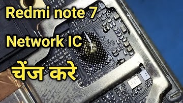 Redmi note 7 network IC||no service||no sim card||emergency call||