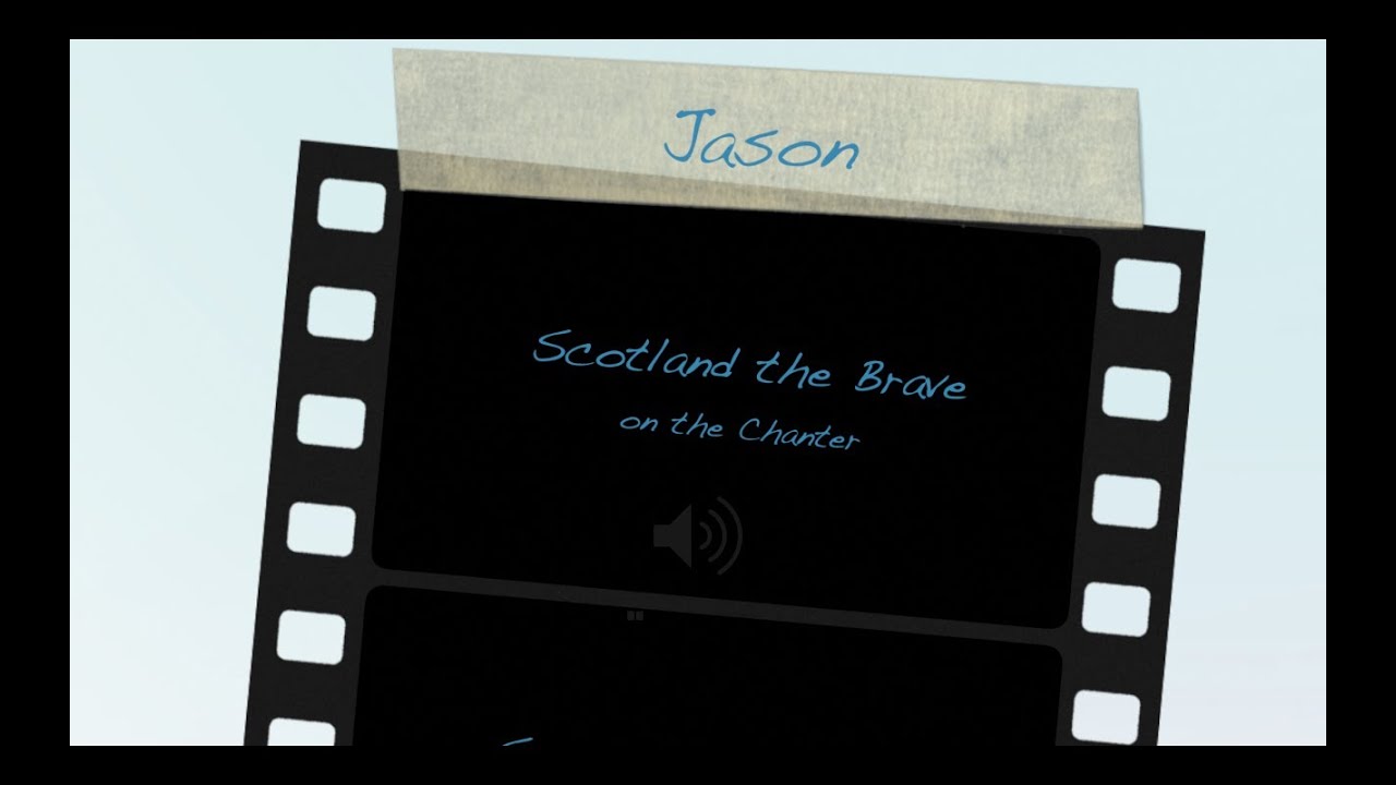 black beauty mattress 144- Jason playing Scotland the Brave