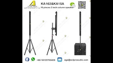 Home Audio Home theater speaker system KA162 Modular Line Array