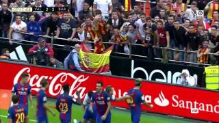 Fans Throws A Bottle At Neymar & Suarez Leo Messi Shouting Hijos De Pu A