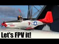 FPVing the Eachine Mini-Mustang 400mm P51D RC plane