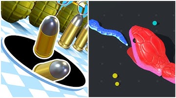 Attack Hole 3D vs Snake Clash.io - (ASMR Game, Max Level), all levels