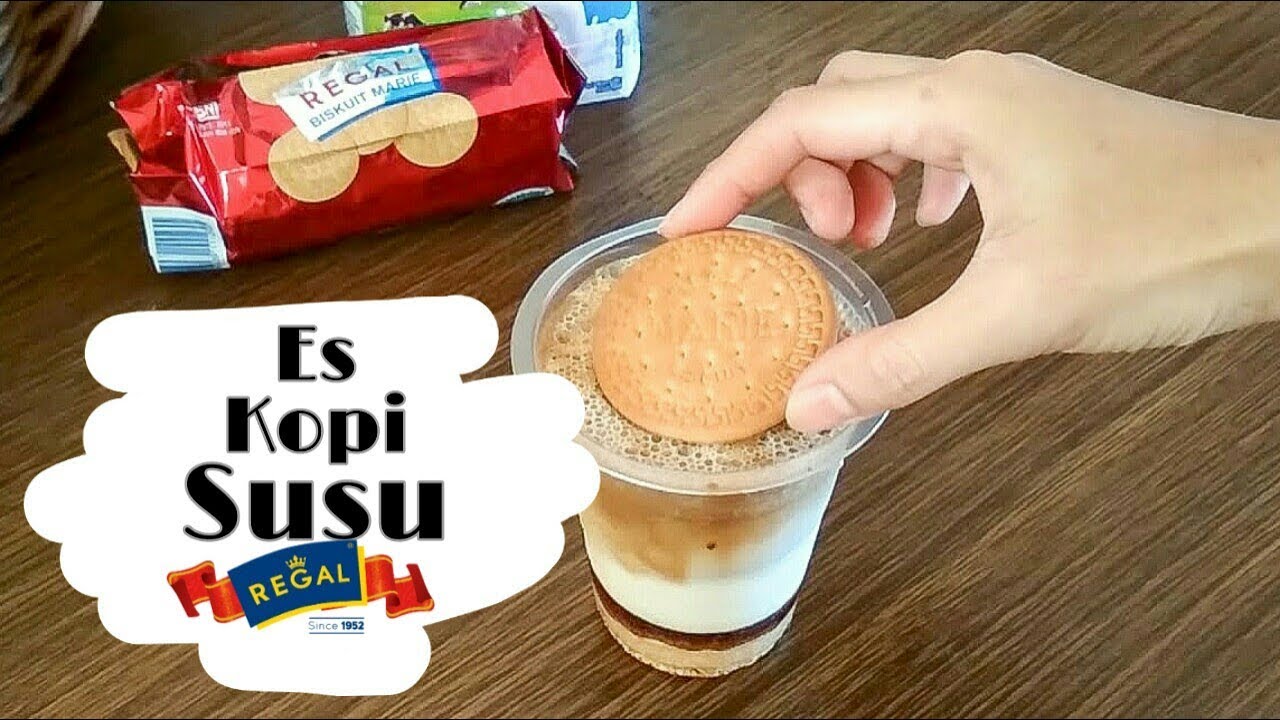 Membuat Es Kopi Susu Kekinian yang Pakai Regal - YouTube