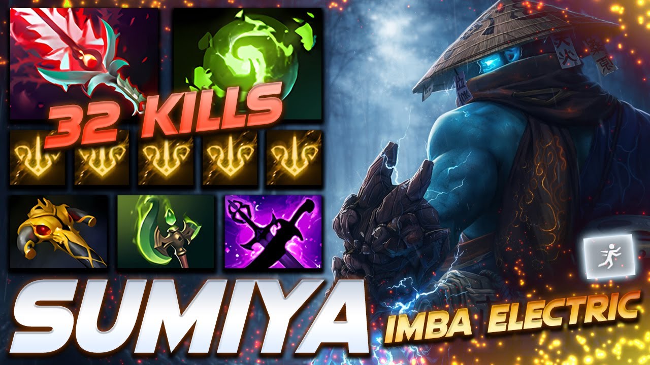 SumiYa Storm Spirit 32 Frags Imba Electric - Dota 2 Pro Gameplay [Watch & Learn]