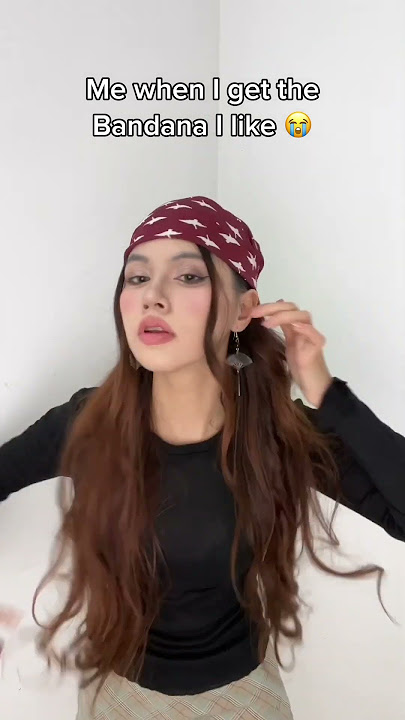 Bandana tutorial #bandanas