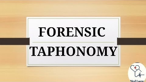 Forensic Taphonomy
