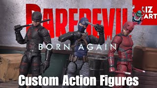 Daredevil Born Again Custom Action Figures Showcase | Custom Bullseye and Daredevil Marvel Legends|