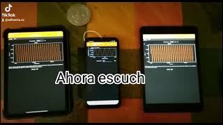 El experimento: Batimientos con #Phyphox