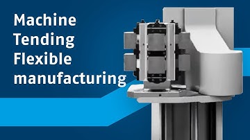 Machine Tending – Animation Flexible Manufacturing system