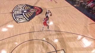 Jrue Holiday Stepback Buzzer Beater in The First Quarter vs Thunder