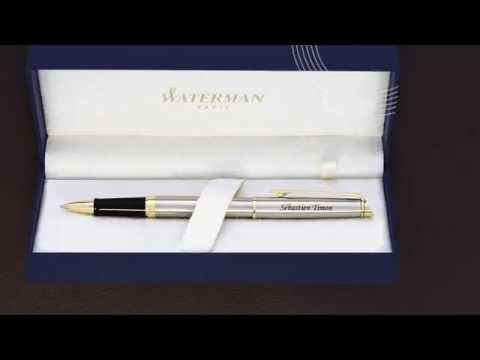 Stylo Waterman gravé