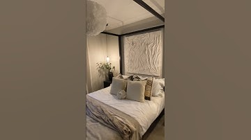 Create a luxury bedroom space with the Black Newman Four Poster Bed🖤 Available on atmliving.com😍