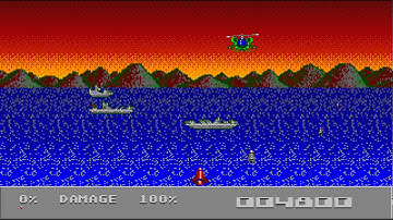 ATARI ST Seawolf SEA WOLF A PROJECT GONE WRONG PD Dave Munsie HAS FUN LIKE 2600 BUT WITH SCROLLING