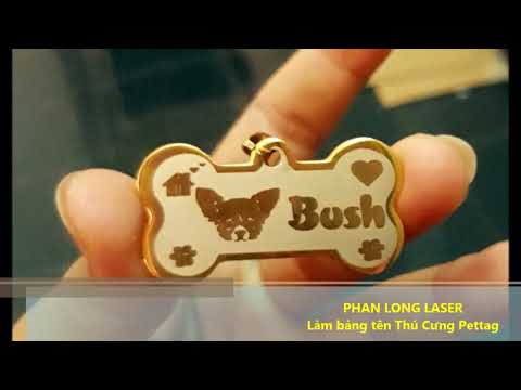 Làm Thẻ tên Thú cưng Vật nuôi Pettag ở Đâu uy tín Lấy liền Giá Rẻ?