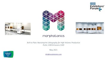 SID Displayweek 2021 Exhibitor Forum Presentation