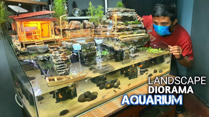 TUTO DIY Realiser un Aquarium inverser pour bassin 