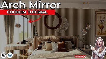 How to Create An Arch Mirror using Wall Editor in Coohom