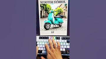 scooter symbol in MS Word shortcut key 🔐🗝️