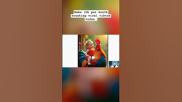 Make 10k per month creating viral tiktok videos #makemoneyonline #aitools #workfromhome