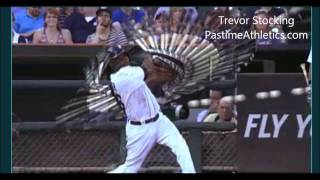 Torii Hunter 3D Home Run Baseball Swing Hitting Mechanics Kinect Bat Path Swing Plane Trackman