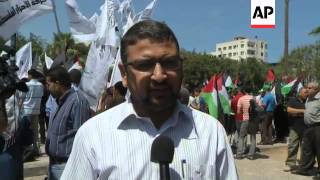 Hundreds Of Palestinians March To Mark Naksa Day